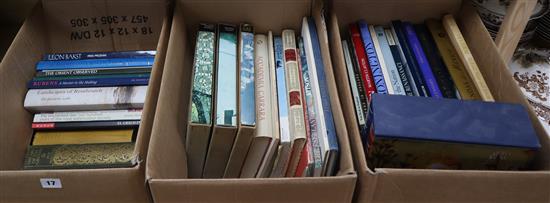Three boxes of mostly History of Art and World Art including two volumes of Malerei De Welt, Rembrandt,